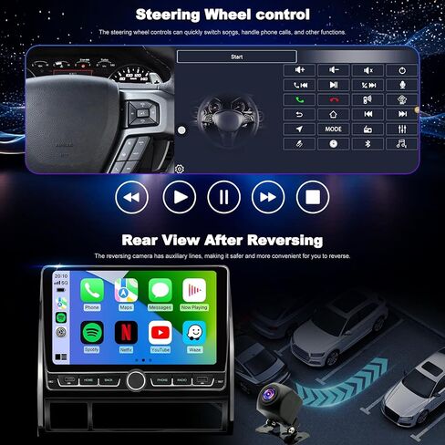 4+64G 5GWiFi Upgrade Car Radio for Toyota Tacoma 2005-2015, 9inch Android 13 Touch Screen Head Unit, Wireless Carplay Android Auto Double Din Stereo GPS Navigation Bluetooth FM SWC Truck Backup Camera in Saudi Arabia