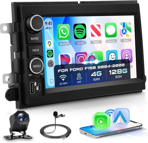 4G+128G Car Radio Stereo: for Ford F150 2004-2008 in Saudi Arabia