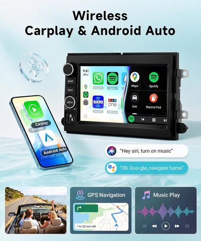 4G+128G Car Radio Stereo: for Ford F150 2004-2008 in Saudi Arabia