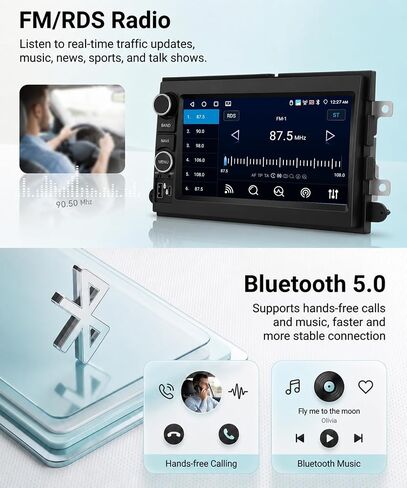 4G+128G Car Radio Stereo: for Ford F150 2004-2008 in Saudi Arabia