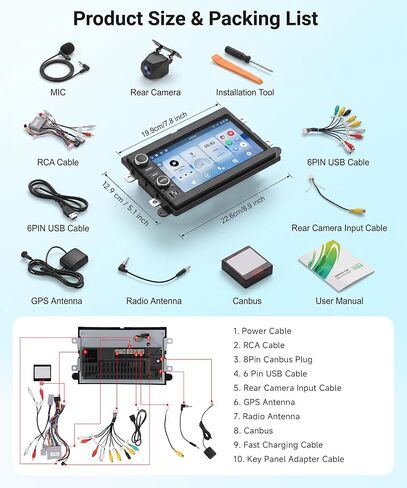 4G+128G Car Radio Stereo: for Ford F150 2004-2008 in Saudi Arabia