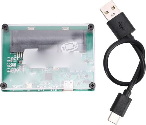 Game Card Reader Cartridge Reader ROM Backup Tool USB 2.0 Save Restore Rewriter Game Cartridge Card Dumper with USB C Firmware Update for GB GBC GBA in Kuwait