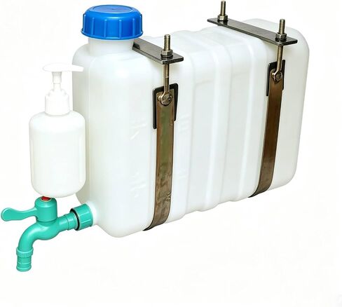 Portable Water Tank with Faucet for Trucks, 9L/ 2.5 Gallon ABS in Kuwait