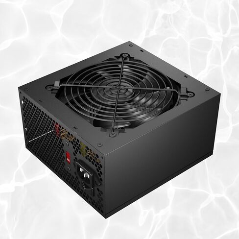 ATX Non Modular 600W Power Supply with Automatic Thermal Control 120mm Fan, Black ICESHARKS. in Kuwait