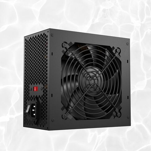 ATX Non Modular 600W Power Supply with Automatic Thermal Control 120mm Fan, Black ICESHARKS. in Kuwait