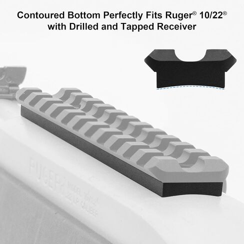 Leapers UTG PRO Made in USA Ruger 10/22 Picatinny Rail Mount , Black in Kuwait