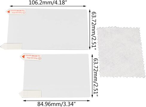LCD Screen Protective Film Top Bottom Protector Skin Cover For New 3DS XL/LL Screen Protective Film in Kuwait