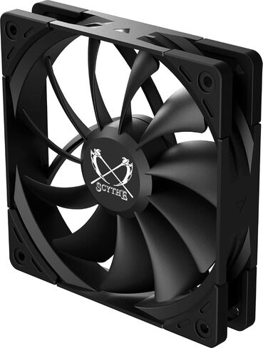 Scythe Kaze Flex II 120 PWN, 120mm x 25mm Air Flow Optimized Quiet Operating Computer Case Fan, Fluid Dynamic Bearing, 4-Pin Connector, Single Pack (Standard Edition - 1500 RPM) in Saudi Arabia