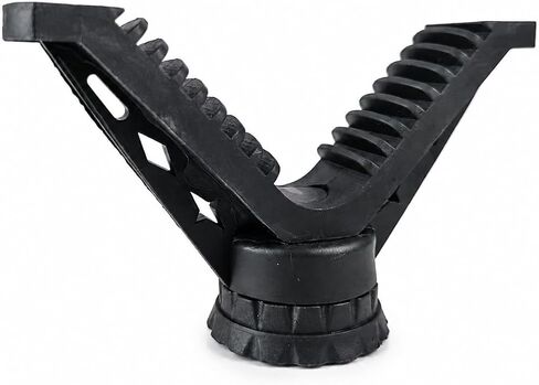 360° Rotatable V‑Shape Shooting Rest Head, 47g Lightweight Compact Gun Rest Tripod Adapter with 3/8" Threaded Interface & 1/4"‑3/8" Adapter Screw, Non‑Slip Rubber Padding for Outdoor Tripod Accessory in Kuwait