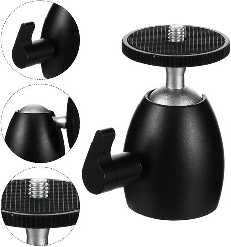 VALICLUD Camera Tripod Ball Head Adapter Aluminum Alloy Mount 2pcs 1/4 Inch in Kuwait