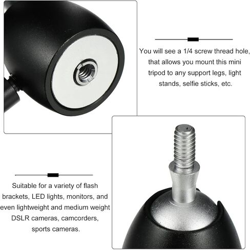 2pcs 2pcs 1/4 Inch Camera Tripod Ball Head Adapter with 360 Swivel in Kuwait