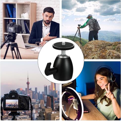 2pcs 2pcs 1/4 Inch Camera Tripod Ball Head Adapter with 360 Swivel in Kuwait