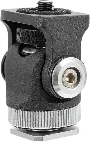 Zerodeko Mini Ball Head 1/4 Inch Aluminum Alloy Mount for Fill Light in Kuwait