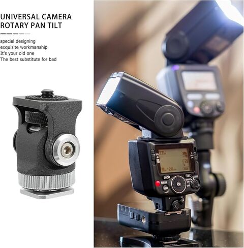 Zerodeko Mini Ball Head 1/4 Inch Aluminum Alloy Mount for Fill Light in Kuwait