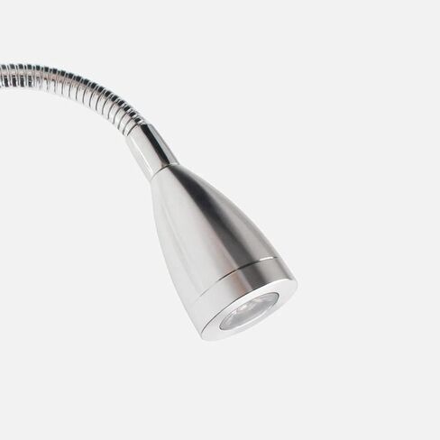 LED ReadingUSB Black Silver Flexible Hose Modern Bedroom Living Room Study Room Aluminium (Color : B) in Kuwait