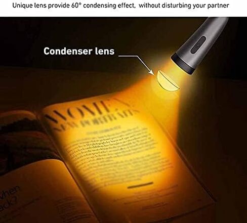 4LED Portable Neck Book Light USB C Rechargeable Reading Lamp with 6 Colors and 6 Brightness up to 80 Hours Working in Kuwait