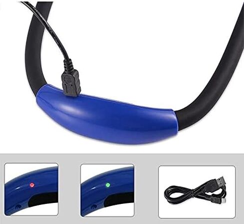 Newest Rechargeable USB Flexible Neck Light Reading Lights Outdoor Hug Lights Endurance Reading Book 4 LED Light Lamp Torch in Kuwait