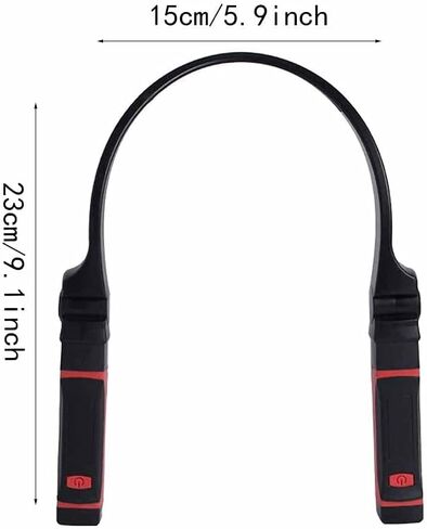 Camping USB Rechargeable Book Lamp LED Neck Reading Light Modern Outdoor Long Lasting Brightness Levels Bendable Arms in Kuwait