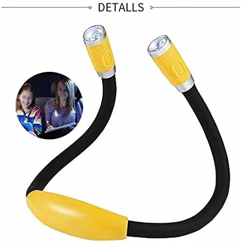 Rechargeable Reading Light Dropshipping Book Lamp USB Flexible Strong Arm Bright LED Camp Lamps in Kuwait
