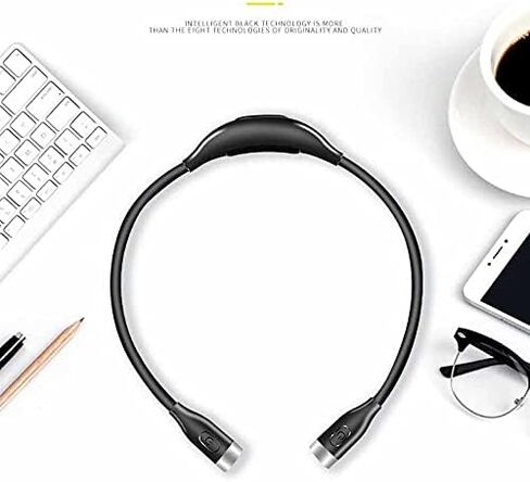 LED Neck Hung Light Hands-Free Rechargeable Night Reading Lamp 3 Levels Brightness Hanging Neck Book Light USB Charging in Kuwait