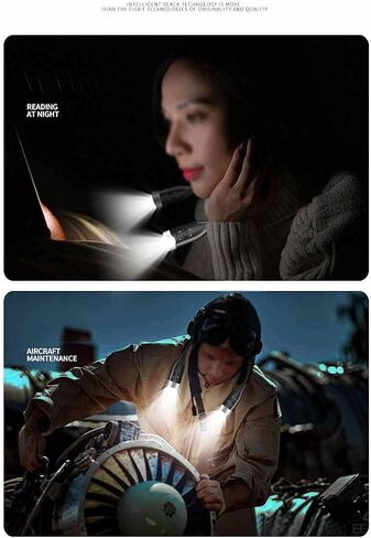 LED Neck Hung Light Hands-Free Rechargeable Night Reading Lamp 3 Levels Brightness Hanging Neck Book Light USB Charging in Kuwait