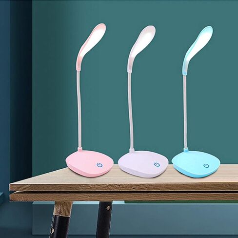 USB Rechargeable Desks Table Lamp Adjustable Intensity Reading Light Touch Switch Desk Lamps Desk Lamps (Body Color : C) in Kuwait