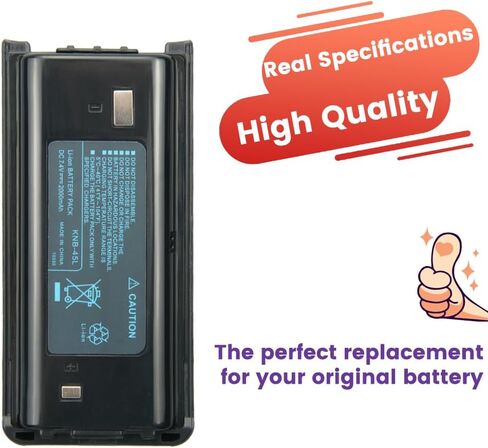5X KNB-45 KNB-45L Battery Compatible for Kenwood TK-3312 TK-2200 TK-2207 TK-2312 TK-3200 TK-3207 TK-2202L TK-2212 TK-3212 TK-3300 TK-3302 Two Way Radio KNB-29N KNB-53N KNB-69L in Saudi Arabia
