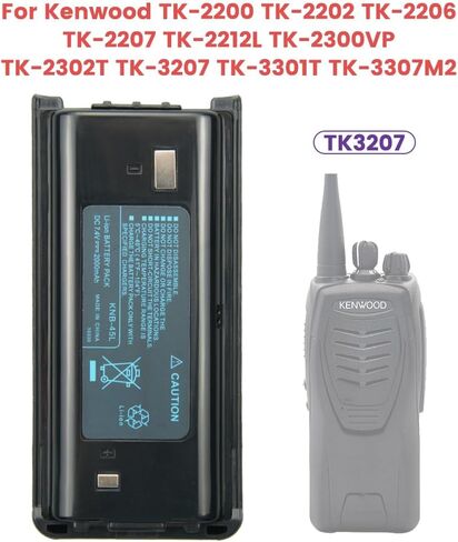 5X KNB-45 KNB-45L Battery Compatible for Kenwood TK-3312 TK-2200 TK-2207 TK-2312 TK-3200 TK-3207 TK-2202L TK-2212 TK-3212 TK-3300 TK-3302 Two Way Radio KNB-29N KNB-53N KNB-69L in Saudi Arabia