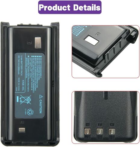 5X KNB-45 KNB-45L Battery Compatible for Kenwood TK-3312 TK-2200 TK-2207 TK-2312 TK-3200 TK-3207 TK-2202L TK-2212 TK-3212 TK-3300 TK-3302 Two Way Radio KNB-29N KNB-53N KNB-69L in Saudi Arabia