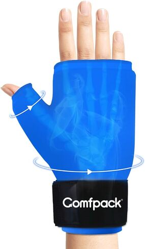 Comfpack Hand Ice Pack Glove, Soft Gel Thumb Wrist Ice Pack for Arthritis in Saudi Arabia