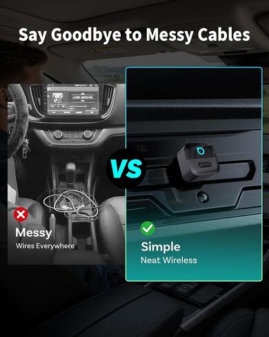 OTTOCAST Mini Pico Wireless CarPlay Adapter with Quick Disconnect Button in Saudi Arabia