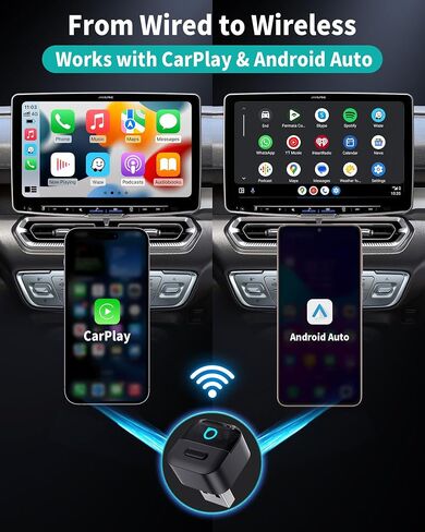 OTTOCAST Mini Pico Wireless CarPlay Adapter with Quick Disconnect Button in Saudi Arabia