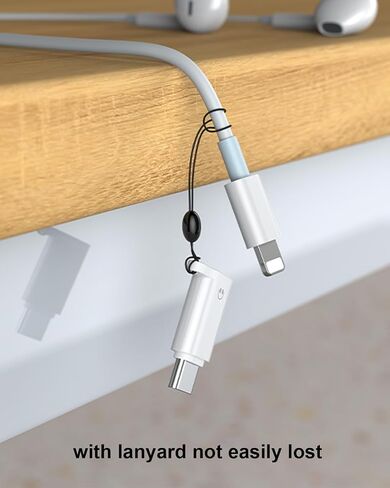 AreMe Headphone Adapter for iPhone Lightning to USB C Audio Adapter in Kuwait