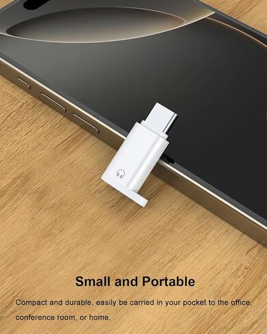 AreMe Headphone Adapter for iPhone Lightning to USB C Audio Adapter in Kuwait