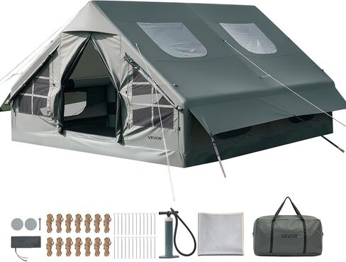 VEVOR Inflatable Tent for Camping 5-8 Person Blow Up Tent with Hand Pump in Kuwait