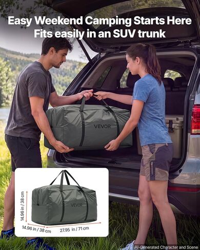 VEVOR Inflatable Tent for Camping 5-8 Person Blow Up Tent with Hand Pump in Kuwait