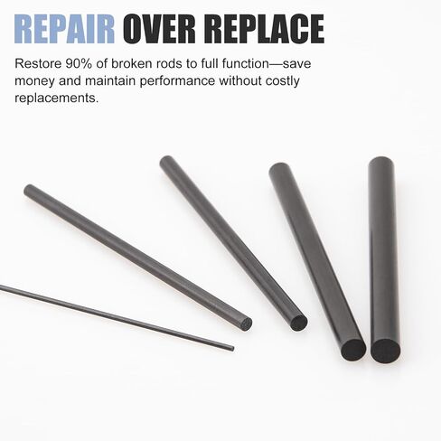 Fishing Rod Repair Kit, Carbon Fiber & Epoxy for Saltwater Freshwater in Kuwait