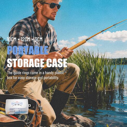 Fishing Rod Repair Kit, Carbon Fiber & Epoxy for Saltwater Freshwater in Kuwait