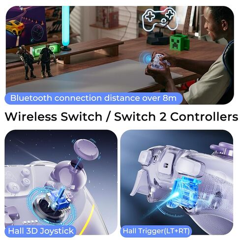 BRHE Wireless Controllers for Switch,Controller for Nintendo Switch/Lite in Kuwait
