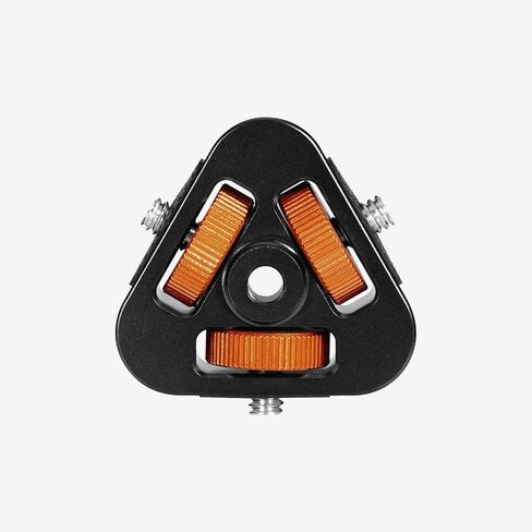 Suitable for Magic Wand RGB Light bar LED Video Light with Three universal1/4 Screws and a Universal 1/4" Screw Hole to Connect the Bracket to the Equator (Three-Sided Screws) (Three-Sided Interface) in Kuwait