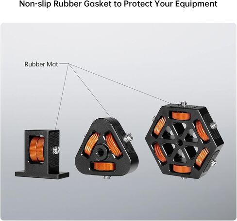 Suitable for Magic Wand RGB Light bar LED Video Light with Three universal1/4 Screws and a Universal 1/4" Screw Hole to Connect the Bracket to the Equator (Three-Sided Screws) (Three-Sided Interface) in Kuwait