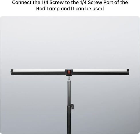Suitable for Magic Wand RGB Light bar LED Video Light with Three universal1/4 Screws and a Universal 1/4" Screw Hole to Connect the Bracket to the Equator (Three-Sided Screws) (Three-Sided Interface) in Kuwait