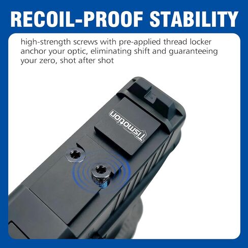 Adapter Plate for Glock 19 MOS Compatible with Aimpoint ACRO P-2 in Kuwait