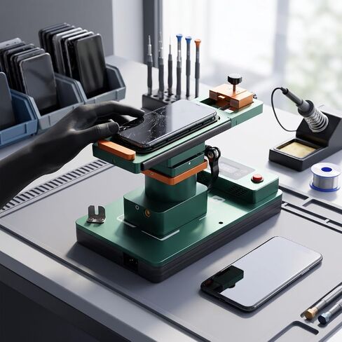 Garosa LCD Screen Separator 360 Degree Rotation Vacuum Suction (US in Saudi Arabia