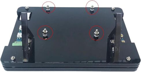 Front Back Protective Case Replace with Screw Base for Pi 5Inch LCD Display in Saudi Arabia