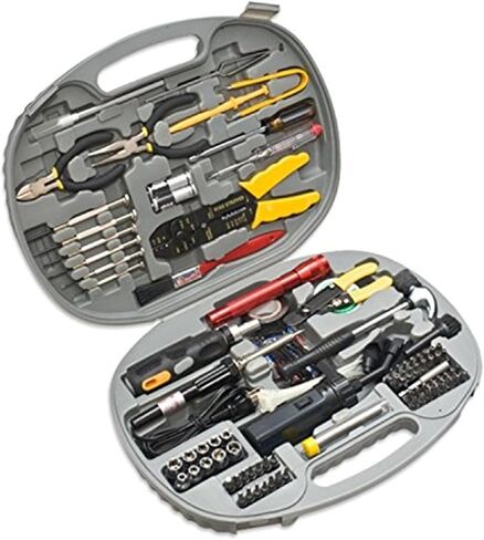 HomeStock 145 Piece Computer Repair Tool Kit Electronics Maintenance Toolkit for PC Laptop Smartphone in Saudi Arabia