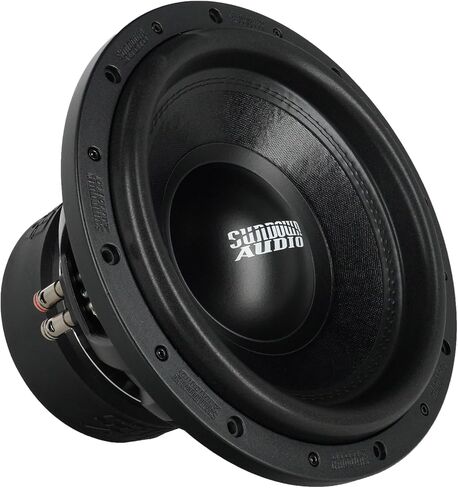 Sundown Audio SA-12 V.3 D2 Bundle: 12 in 3000-Watt Peak/1500-Watt RMS DVC 2 Ohm Car Subwoofer, RS12 1.0 cu ft Sealed MDF Sub Box, Sub Box Installation Wiring Kit, 3-Items in Kuwait