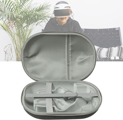 Portable Carrying Case Multifunction Bag for Headsets, Storage Bag with Cotton Fabric in Kuwait