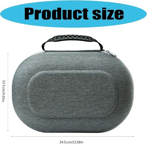 Portable Carrying Case Multifunction Bag for Headsets, Storage Bag with Cotton Fabric in Kuwait
