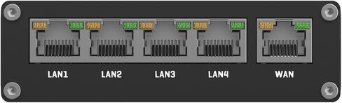 Teltonika RUT301 Industrial Ethernet Router, 5 x Ethernet ports, Compact and Durable Design, Secure VPN, USB in Kuwait